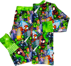 Spidey Long Sleeve Set NON Convertible Feet